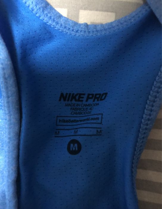 кофта nike голубая