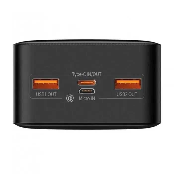 Повербанк BASEUS Display Powerbank 15W 30000mAh Black (100% Оригінал)