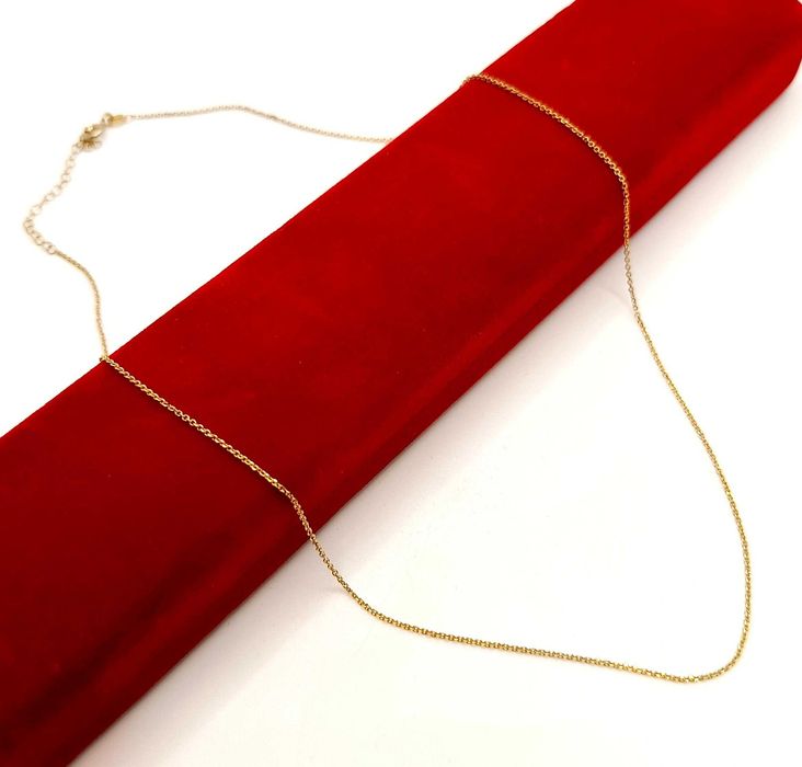 Złoty łańcuszek krótki Pr.333 W:1,04gr Dł:41-45,5cm