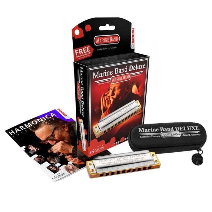 Harmonijka ustna Hohner Marine Band Deluxe G