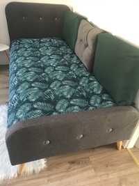 Łóżko do sypialni z materacem pojedyncze