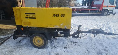 Sprężarka atlas copco xas66, nowe wtryski, po serwisie olejowym