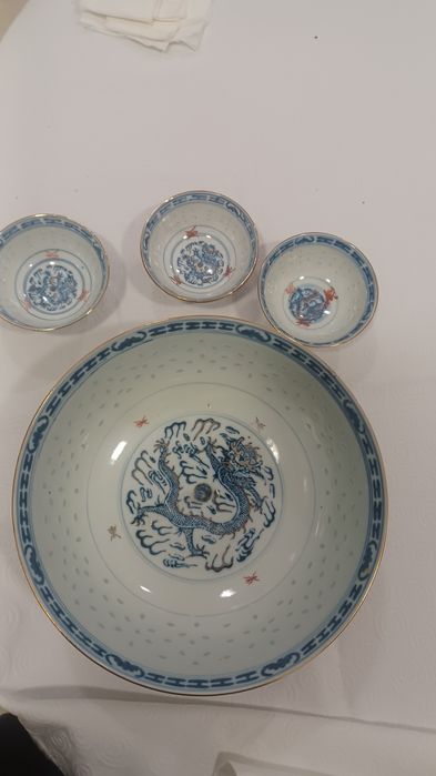 Taças em porcelana chinesa