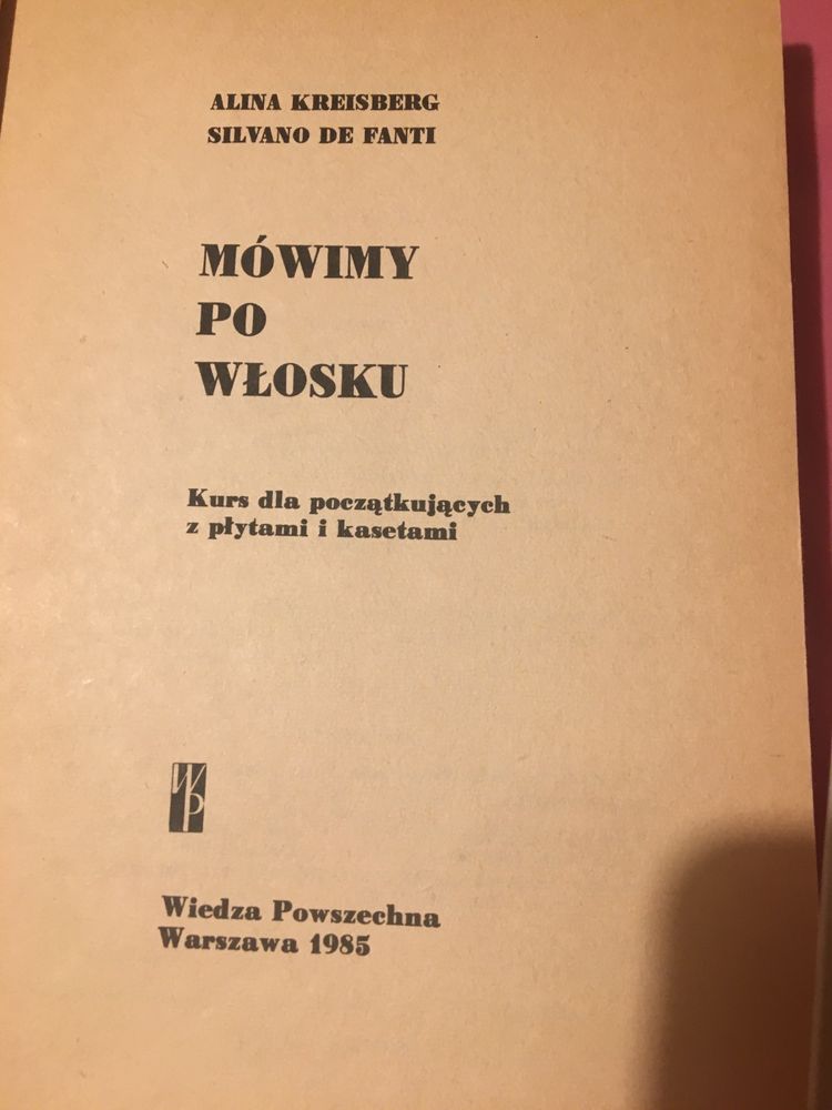 Mówimy po włosku. Kurs dla początkujących