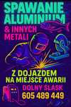 Spawanie aluminium metali z dojazdem