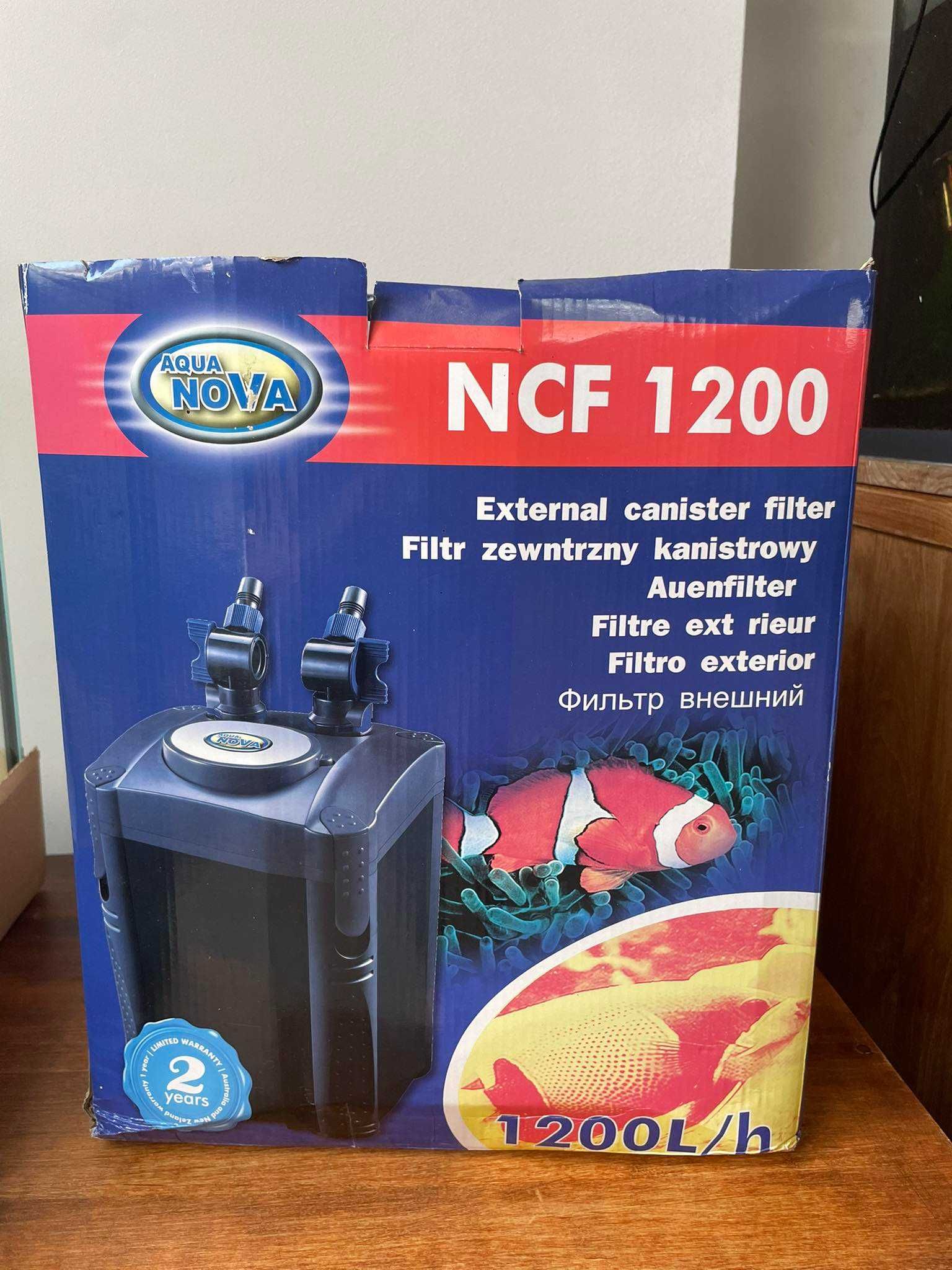 Filtr zewnętrzny kanistrowy Aqua Nova NCF 1200 NOWY акваріумний фільтр