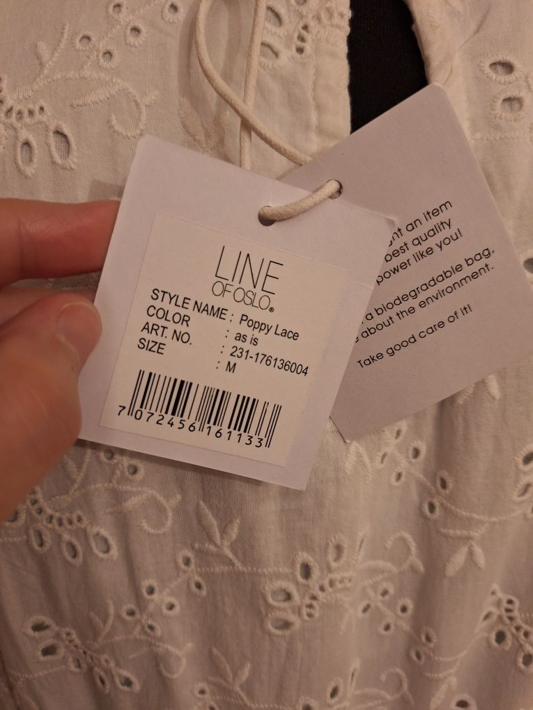 Line of Oslo, damska sukienka mini, r. M