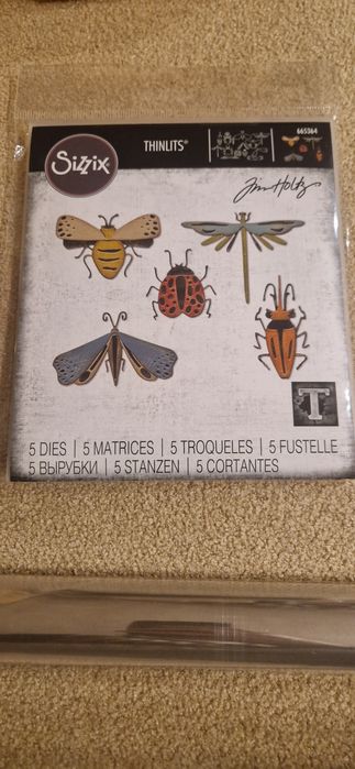 Sizzix funky insects wykrojnik NOWY