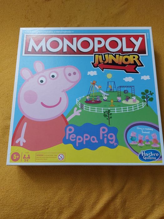 Gra monopoly junior świnka peppa