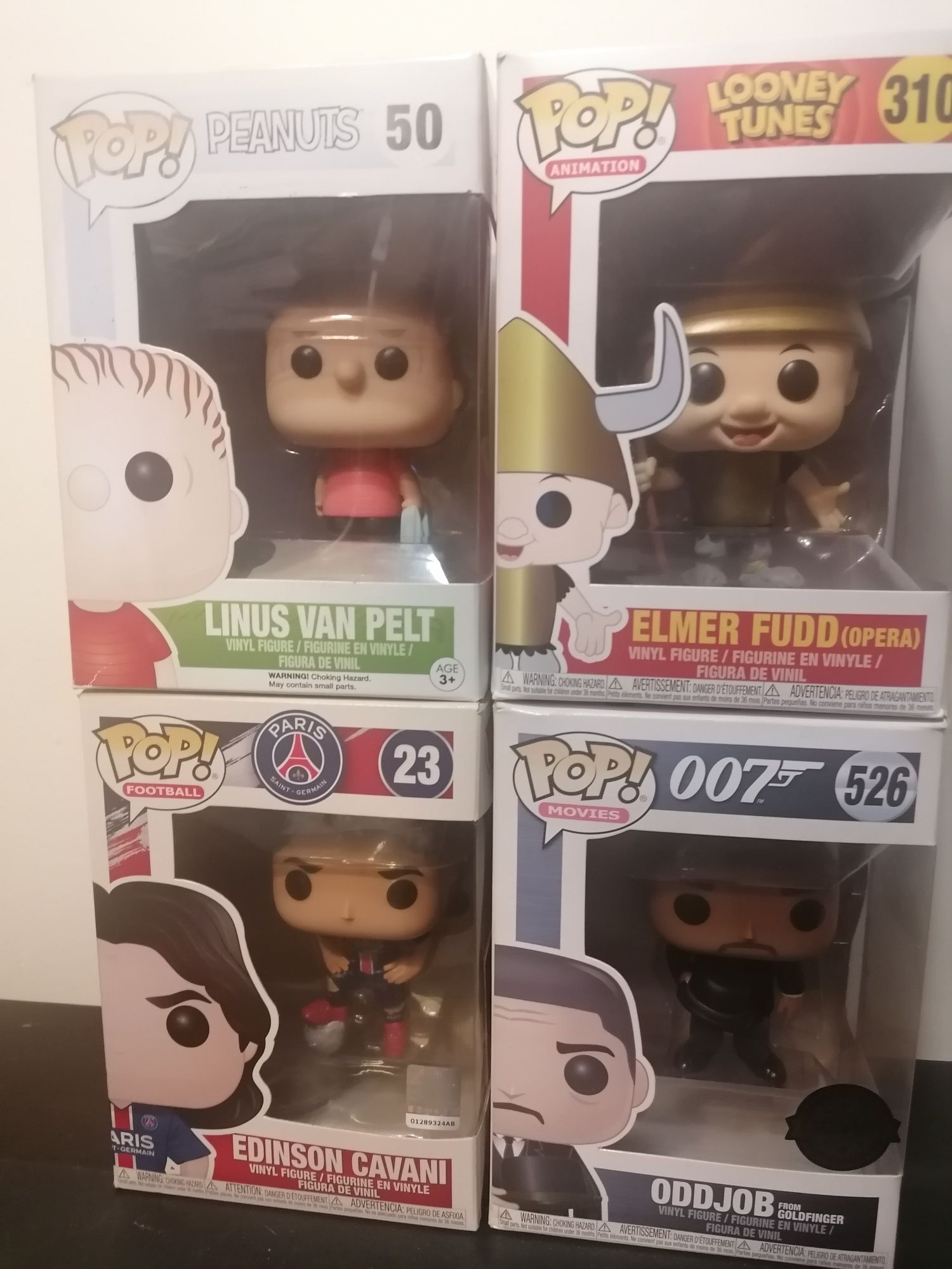 Funko pop - peanuts, looney tunes, 007