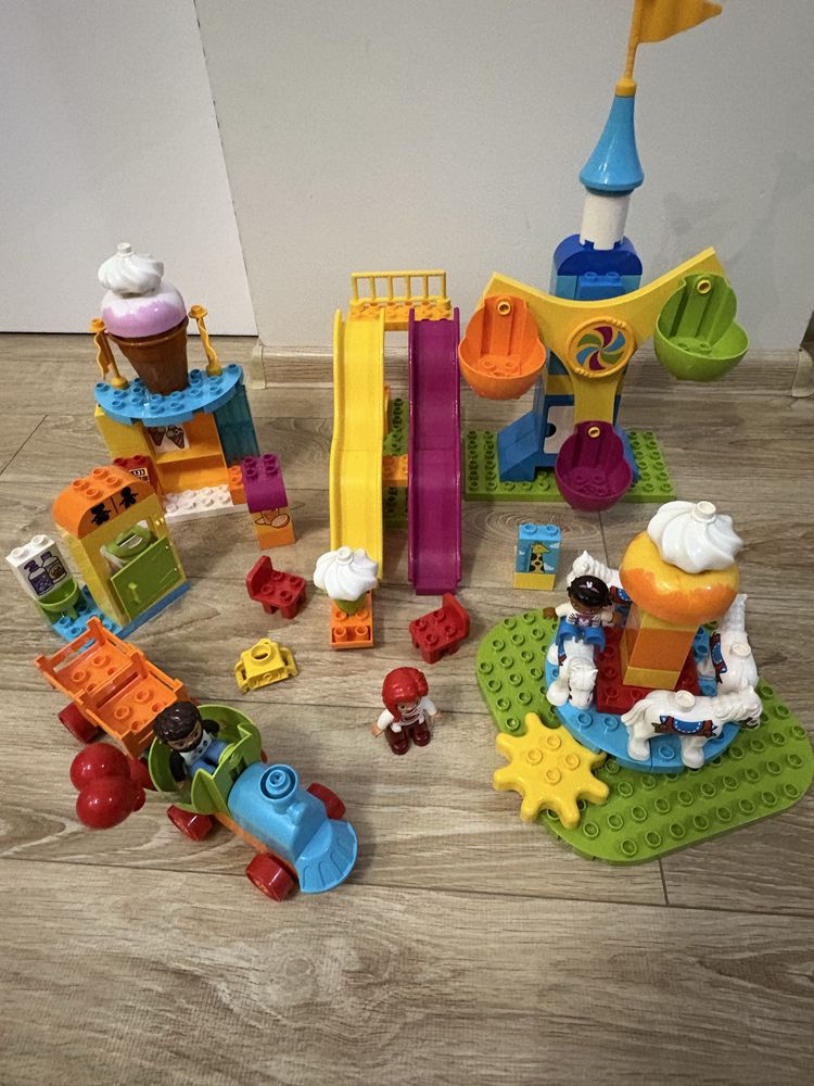 Lego duplo 10840 wesole miasteczko DUZY ZESTAW