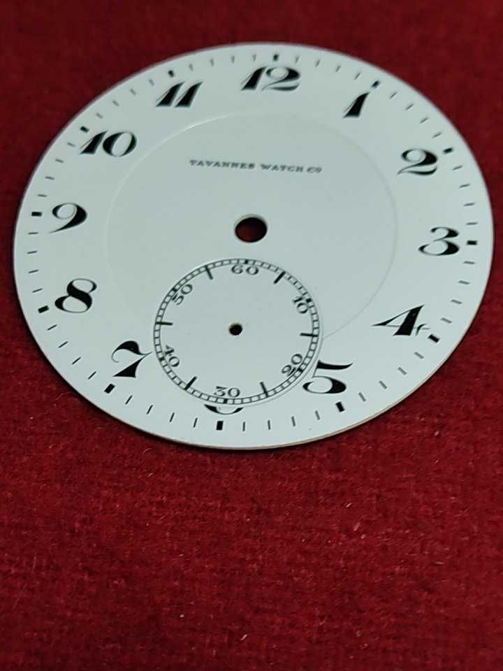 Tavannes, 2 mostradores relogio bolso, 553