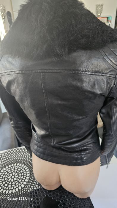 Massimo Dutti kurtka damska skóra XS