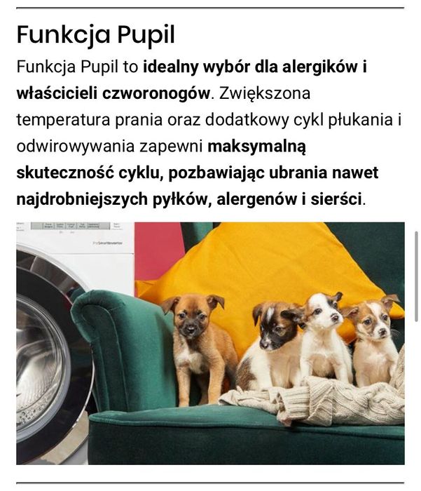 Pralka BEKO MWUE7636CWE SteamCure 7kg 1200 obr OptiSense,funkcja Pupil