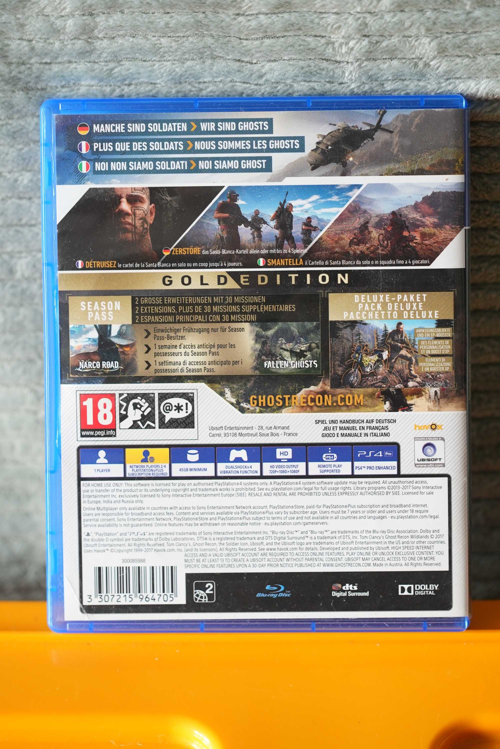 Tom Clancy's Ghost Recon Wildlands - Gold Edition definitive na PS4