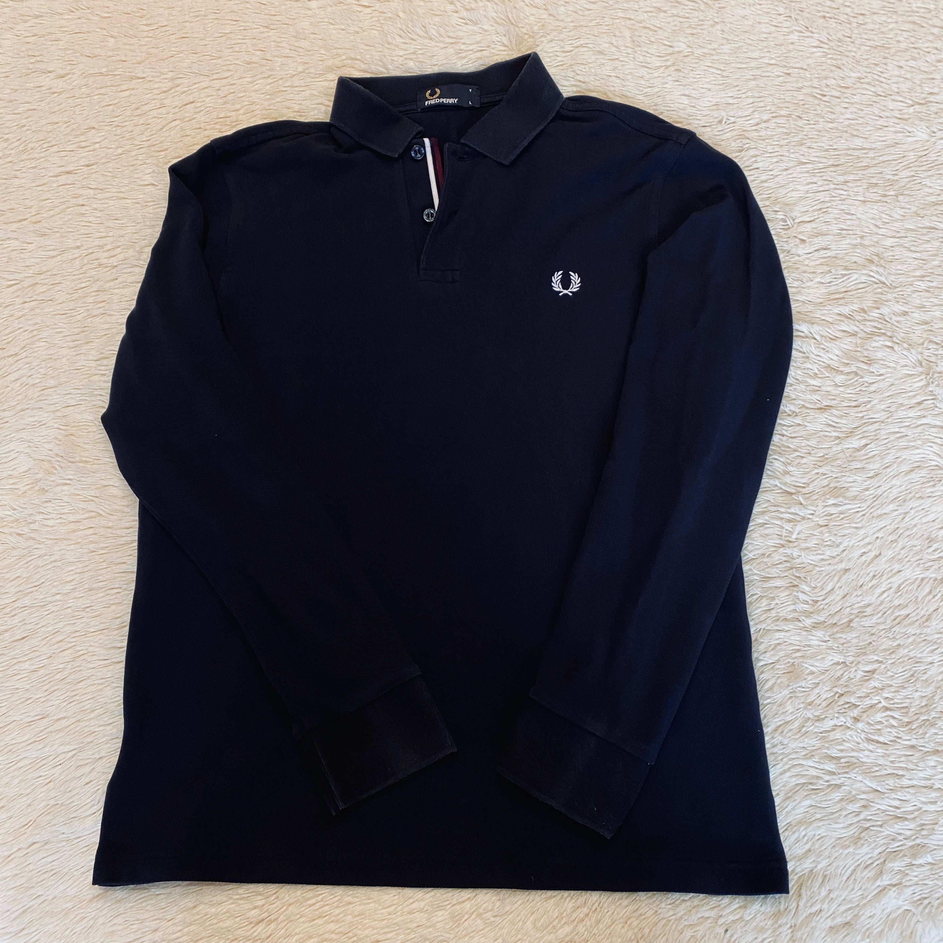 Поло з довгим рукавом Fred Perry