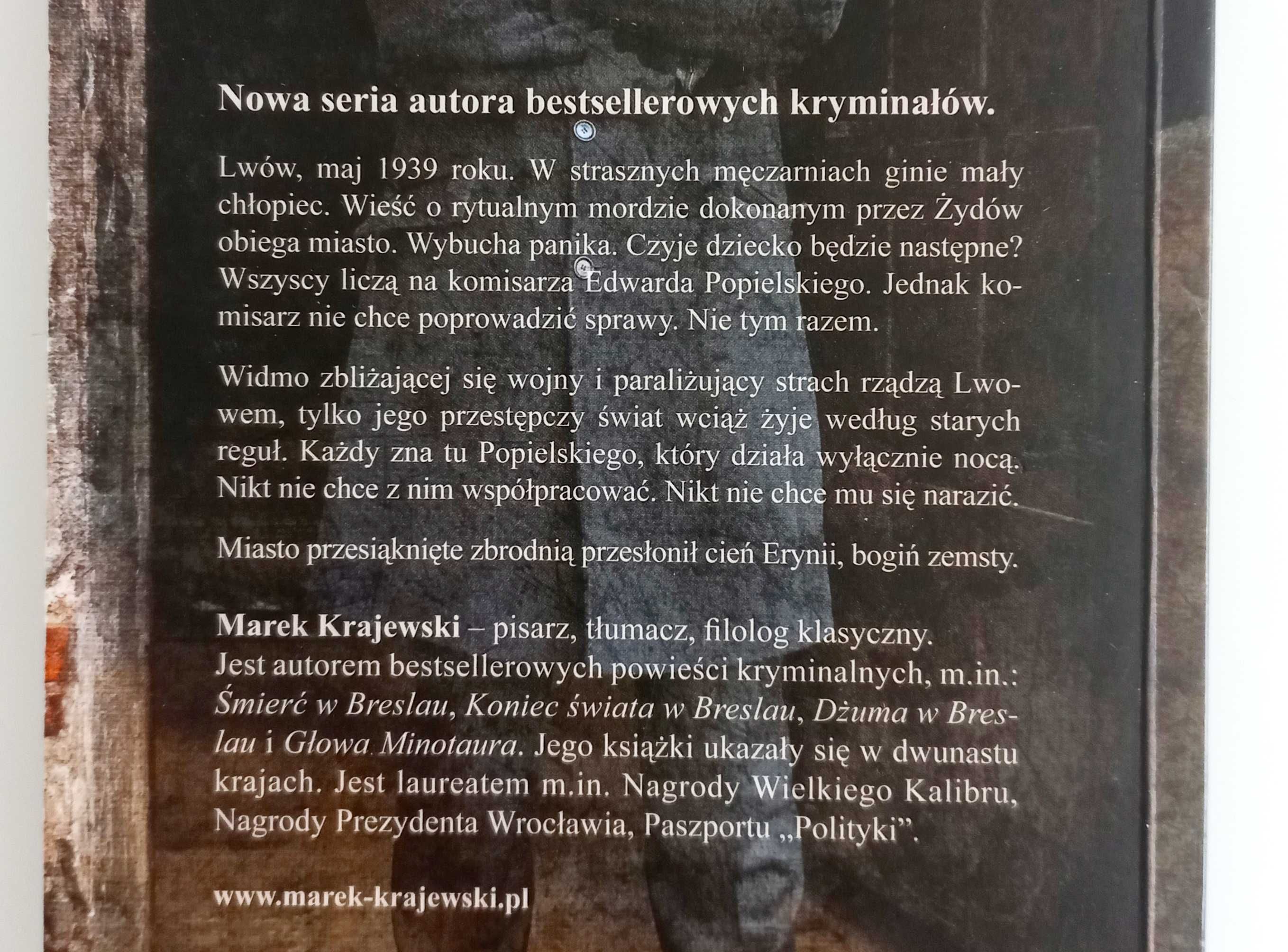 Erynie Marek Krajewski Książka