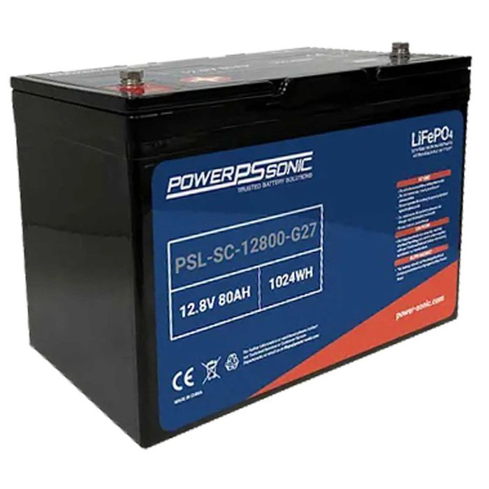 Акумулятор Powersonic PSL SC PSL-SC-12800 12.8V 80AH LiFePO4 M8