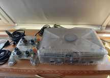 Xbox Crystal Clássico  Consola +2 Comandos