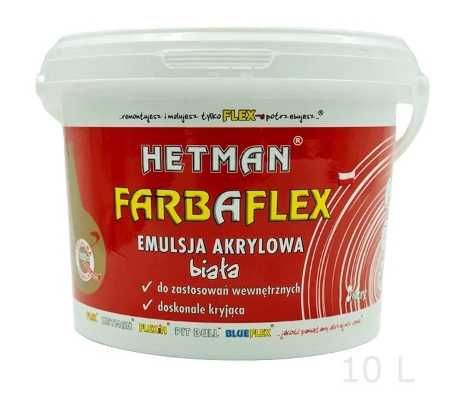 Farba Akrylowa matowa Biała Antyrefleksyjna do Ścian i sufitów 10L