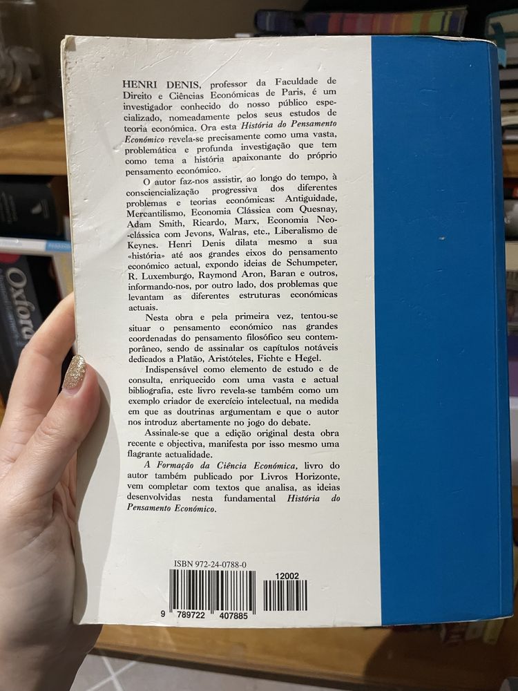 Livro Historia do Pensamento Economico