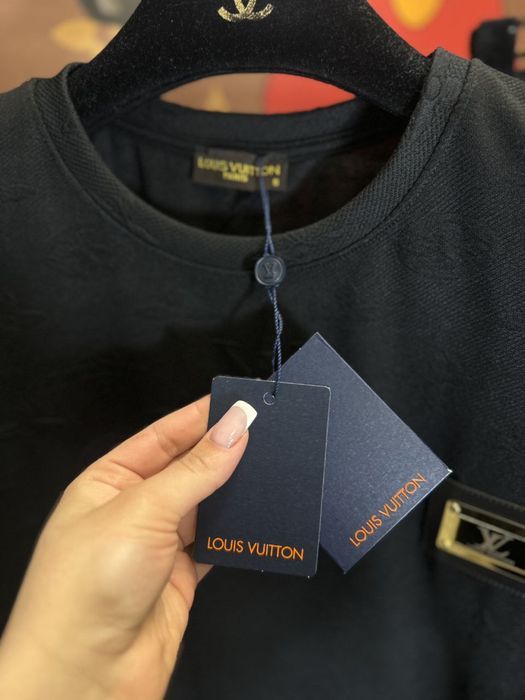 ЦЕНА ТАКОГО 3200! Женский костюм LOUIS VUITTON черный весна-осень LV