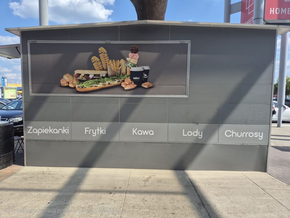 Przyczepa gastronomiczna 510cm x 220cm dwuosiowa