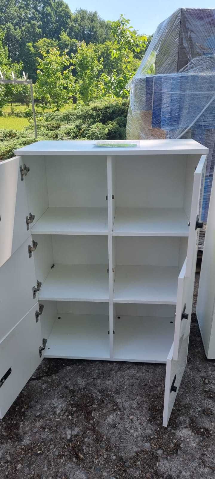 Locker biały lockery białe 6 skrytek szafka skrytkowa
