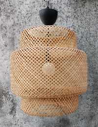 Candeeiro suspenso em bambu feito à mão