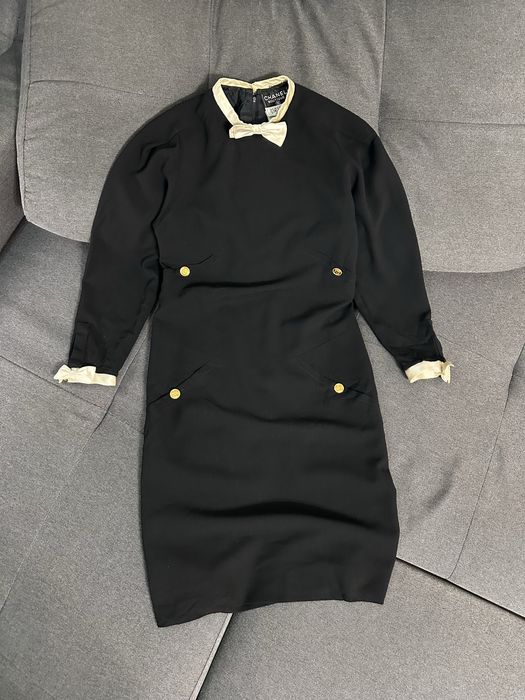 Винтажное платье Chanel 80-90x