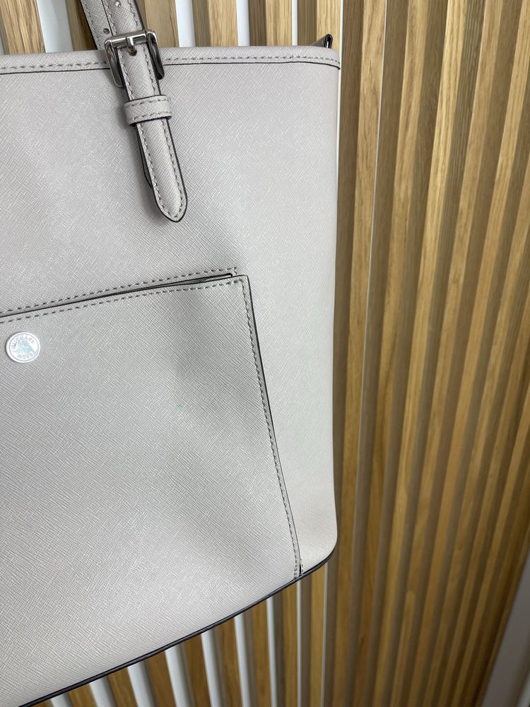 Torebka Michael Kors – Jet Set Medium Saffiano – kolor popielaty