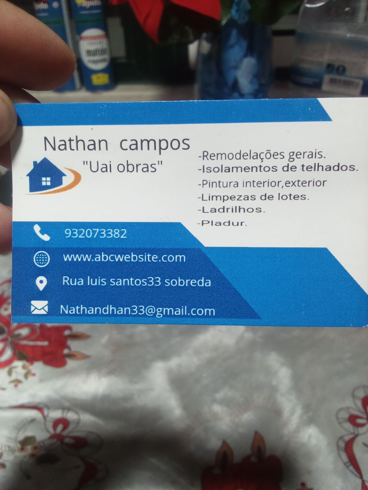 Trabalho com garantia e seriedade
