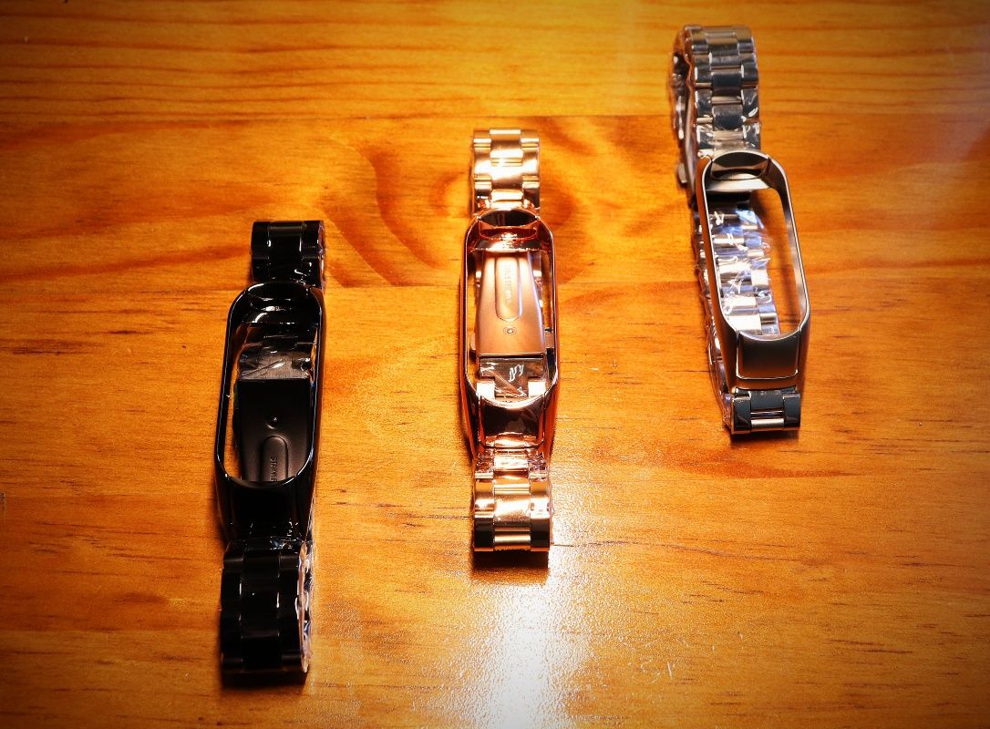 Pulseiras MI Band 3 metal inoxidado **NOVO**