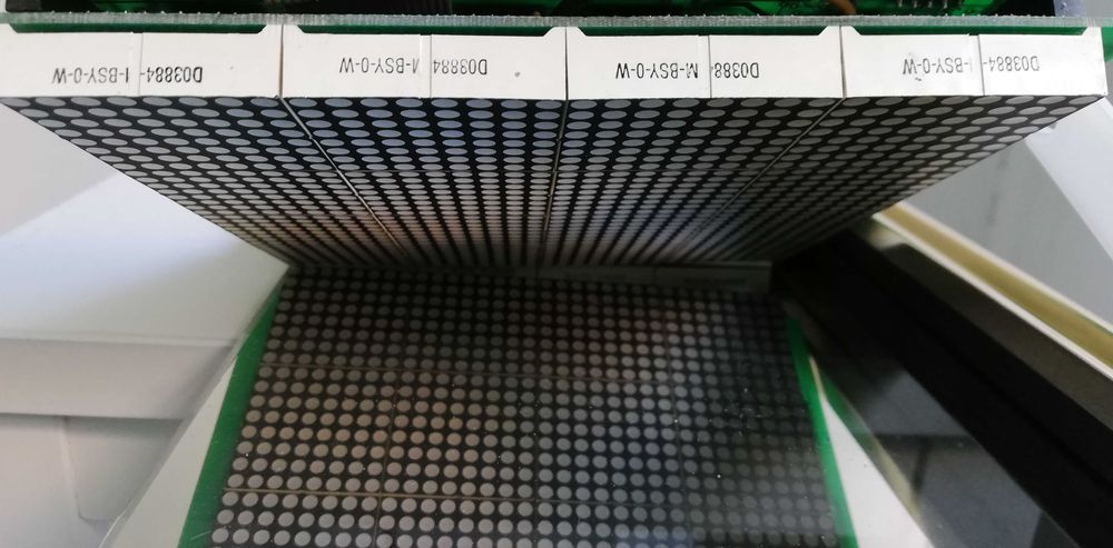 Светодиодная матрица табло 8х8 и 5х7 цвет красн микросхемы транзисторы