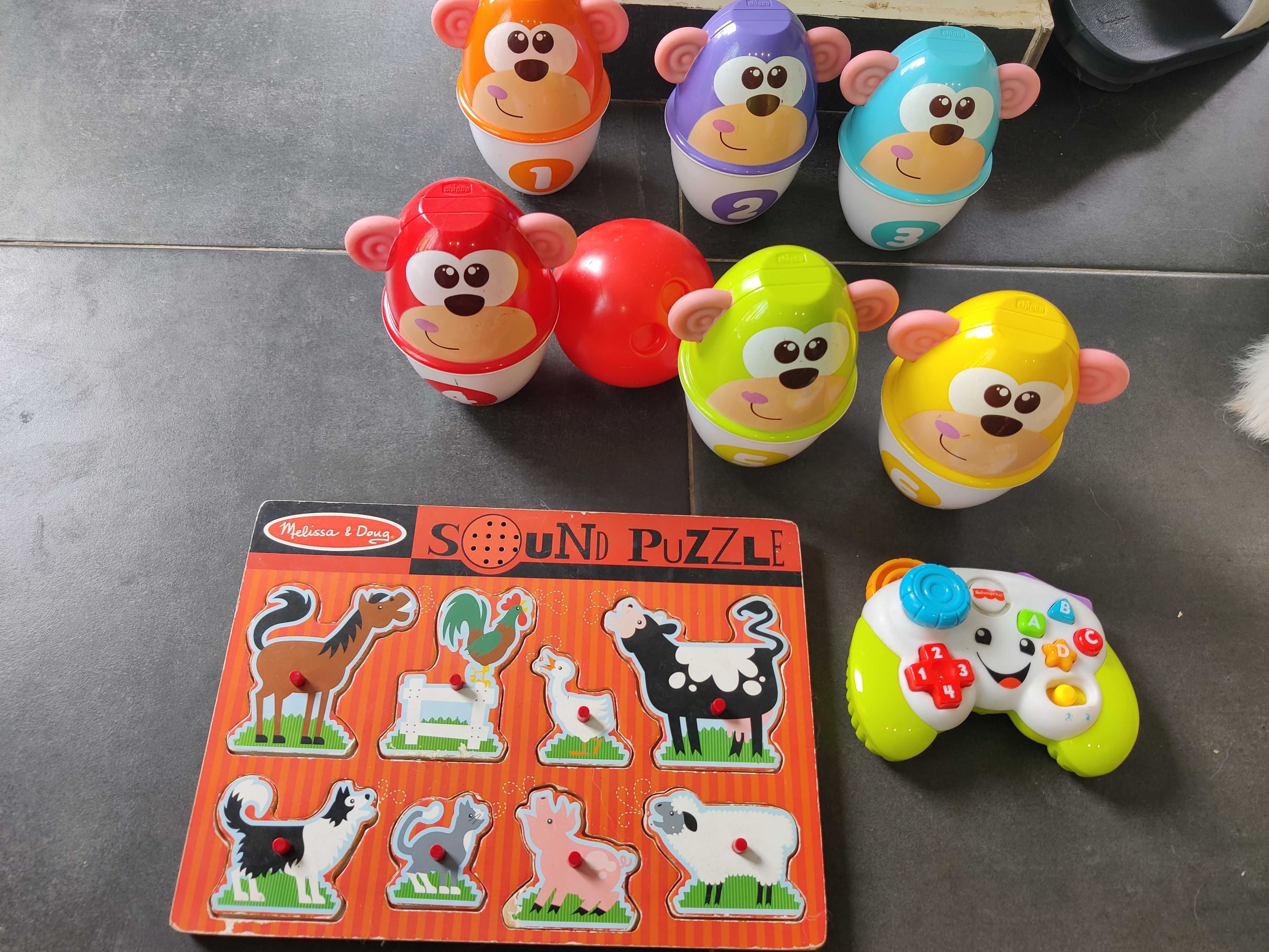 Set brinquedos bebe Chicco, Melissa and Doug