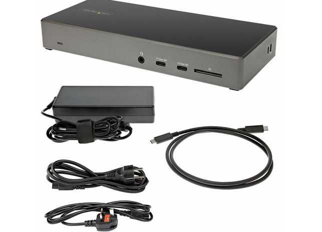 Stacja dokująca 100W, 2x DisplayPort i HDMI 2.0, 6-portowy USB