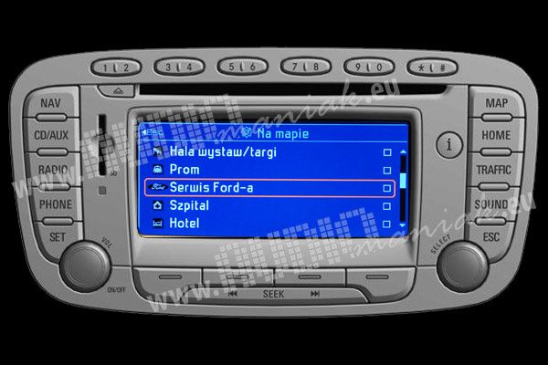 FORD FX SD S-MAX polskie menu lektor mapa