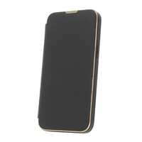 Etui Smart Gold Frame Mag Do Iphone 15 Pro Max 6,7" Czarne