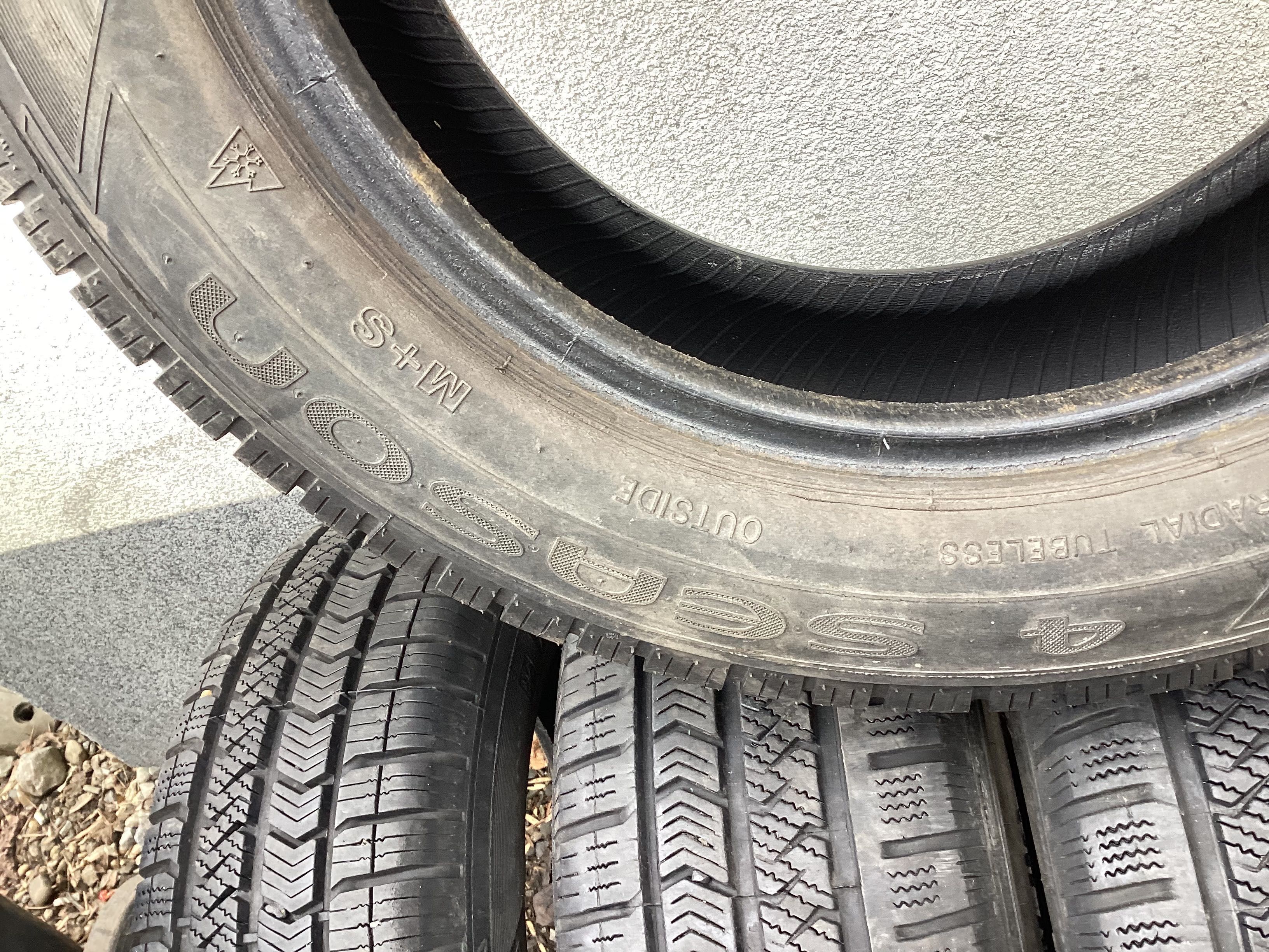 PIENSK 195/60r15 4szt opony zima zimowe 6.8mm 2022r