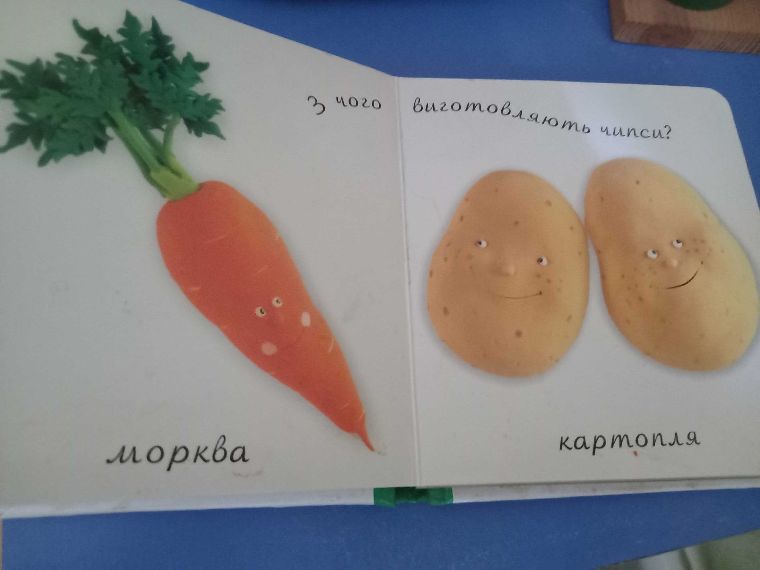 Книжка серія Овочі,Картинки для дитинки