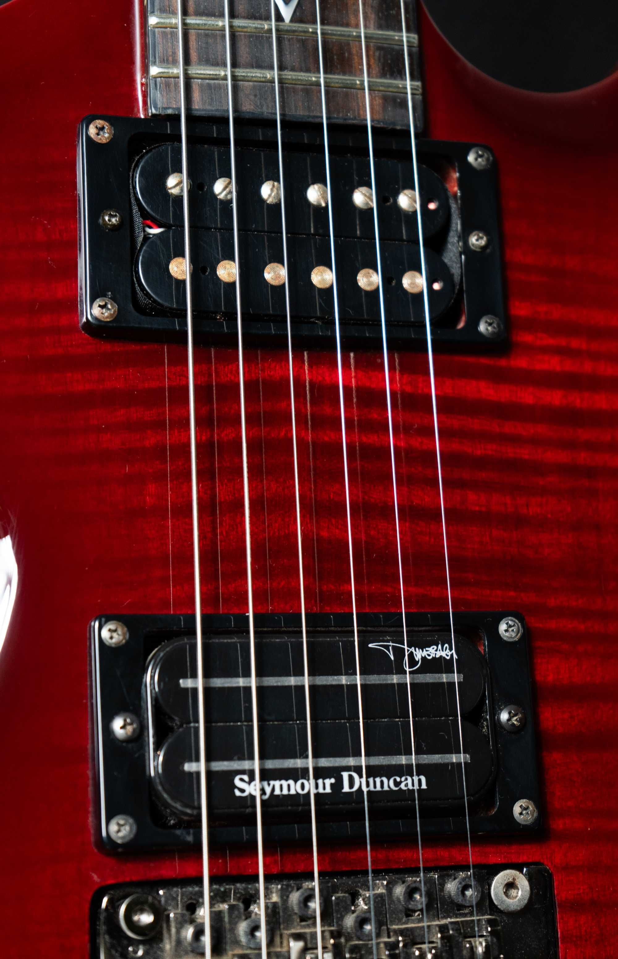 *Apenas 30 unidades* Dean Dime Razorback Flame Top 2008 - Trans Red