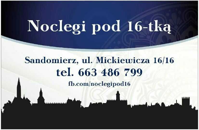 Noclegi Pod 16-tką Sandomierz. Całe mieszkanie.