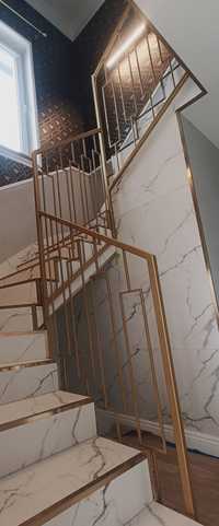 Balustrady na wymiar Premium Glamour nowoczesne loft balustrada