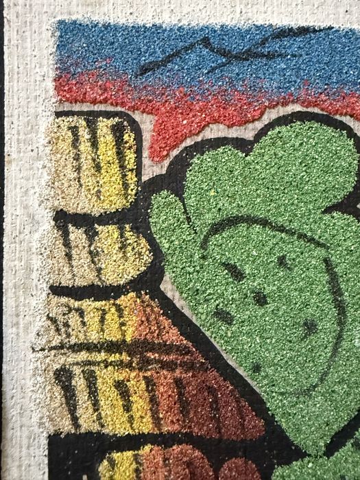 8 Quadros de Arte em Areia de Cabo Verde