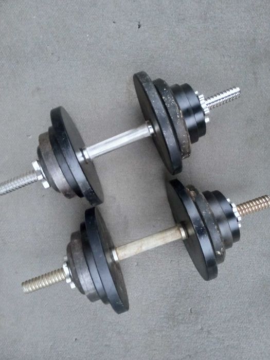 Гантели разборные по 22 кг.гири, грифы, блины.