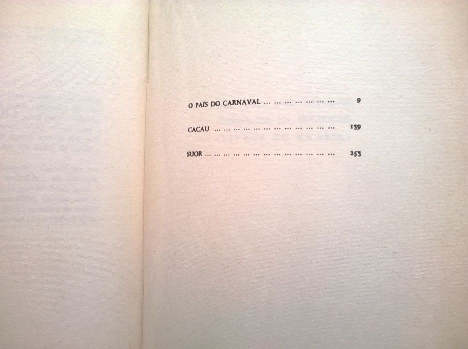 "O País do Carnaval+Suor+Cacau" (3 em 1) - Jorge Amado