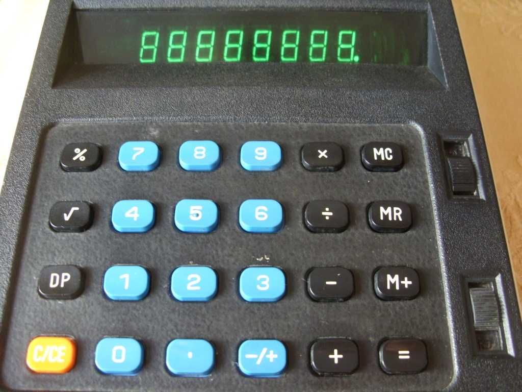 Stary polski kalkulator elektroniczny MERA ELWRO 144 prl zabytek retro