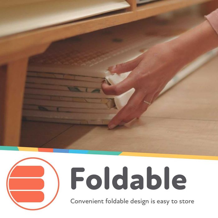 килимок двосторонній дитячий  Nuby - Складаний та легкий Зірки та небо