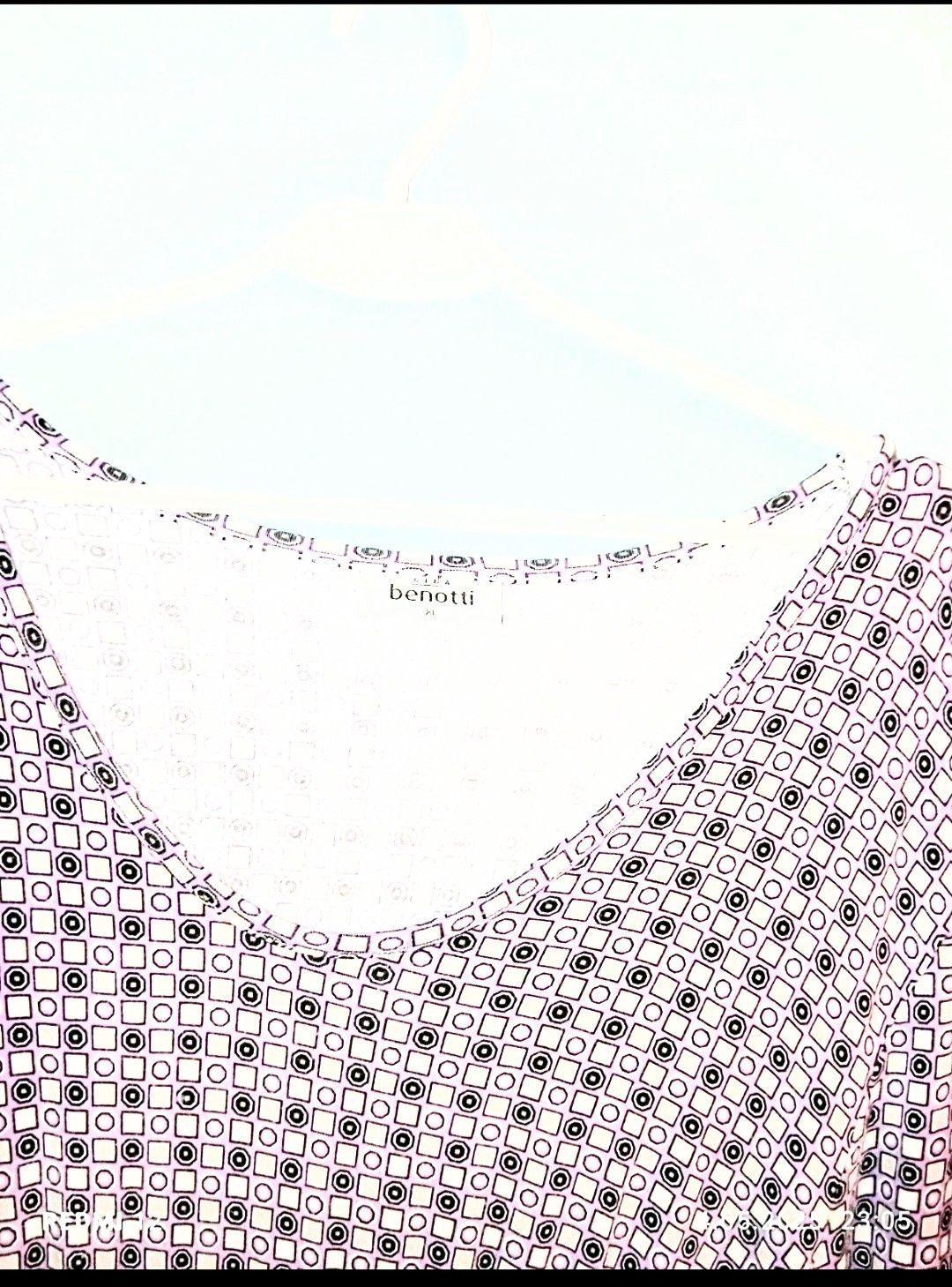 Tunika MIDI w stylu vintage