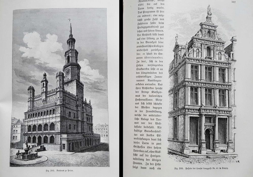 Architektura Budownictwo - Geschichte Deutsche Baukunst :: wyd. 1886